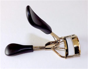 Wimpernzange Make-up schwarz-gold